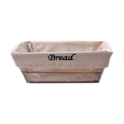 FLR-147 METAL BREAD BASKET RECTANGULAR 22x36x7,5 CREAM